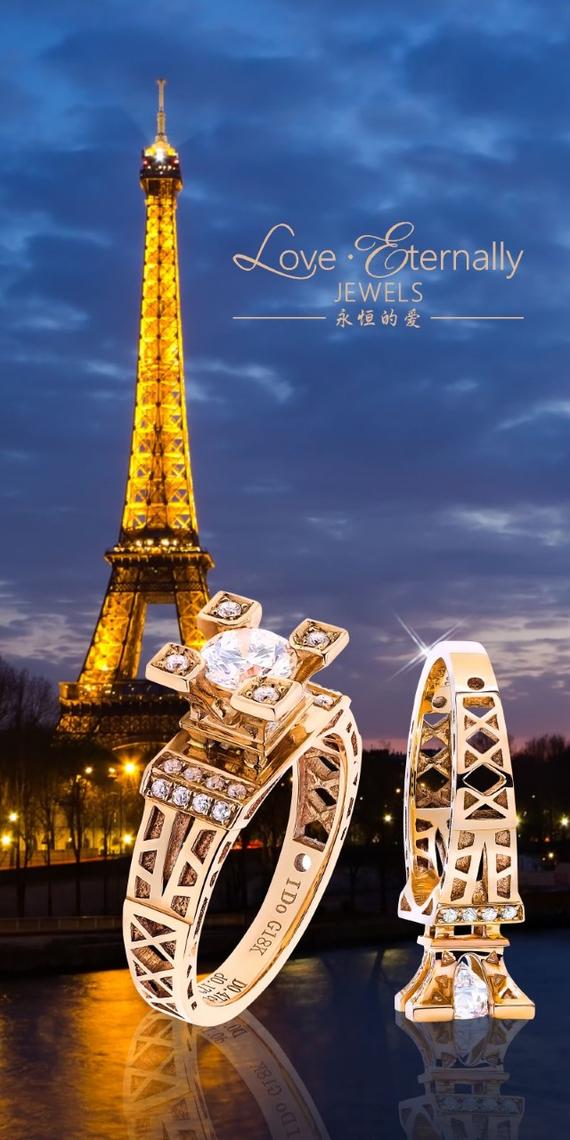 The Eiffel Diamond Ring