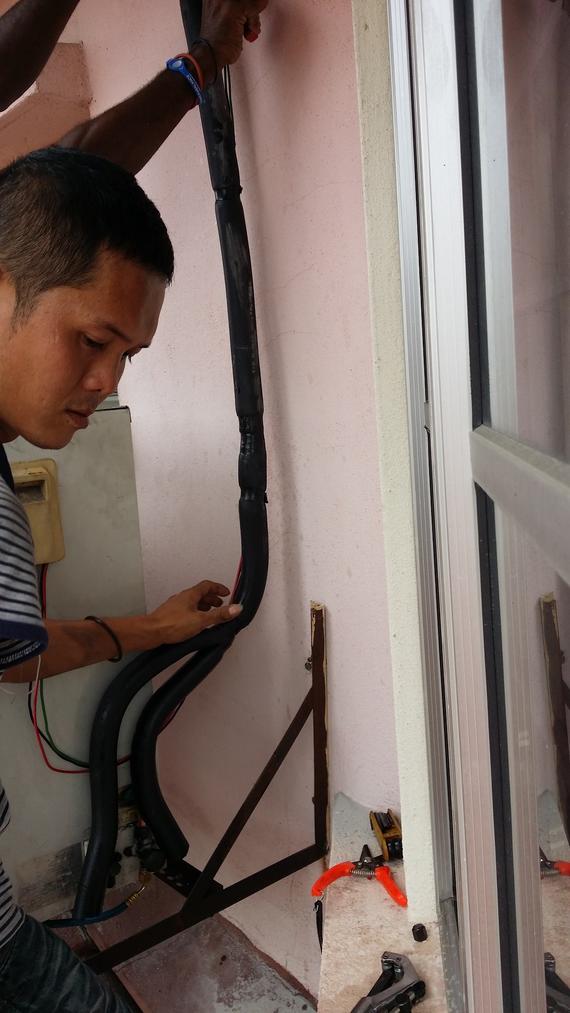 Installation of USED Air Conditioning (2.5hp)