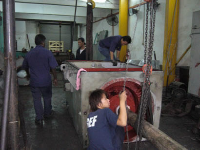 2. Overhaul Service High Voltage Motor -	 v. Complete Overhaul 1 x Unit 1500kW, 3.3 kV, 1484/744 RPM, Dual Speed Motor