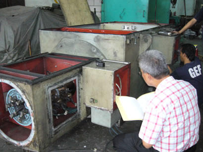 2. Overhaul Service High Voltage Motor -	 v. Complete Overhaul 1 x Unit 1500kW, 3.3 kV, 1484/744 RPM, Dual Speed Motor