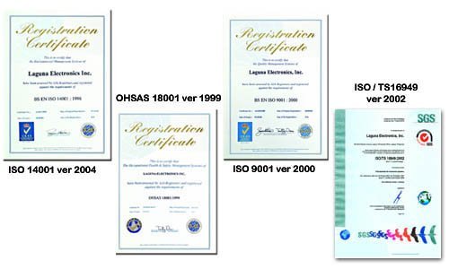 certifications