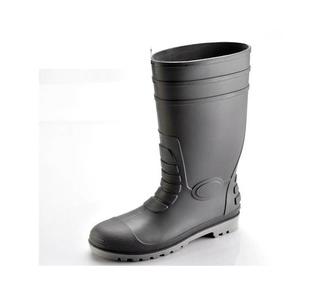 BW638 (GUM BOOTS, PVC BOOTS, WELLINGTON BOOTS) (STEEL TOECAP - MIDSOLE) GREY
