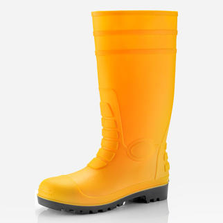 BW638 (GUM BOOTS, PVC BOOTS, WELLINGTON BOOTS) (STEEL TOECAP - MIDSOLE) YELLOW