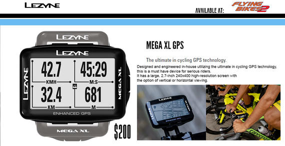 Lezyne Mega XL GPS