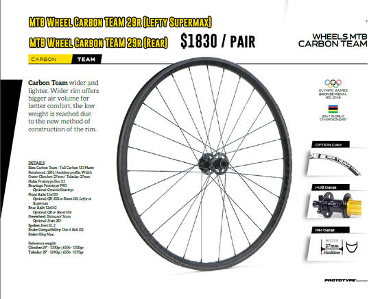 Prototype MTB Carbon Team
