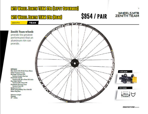 Prototype MTB Zenith Team