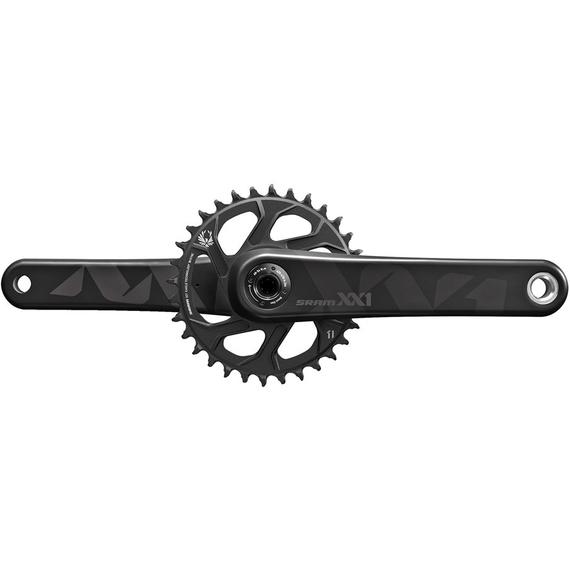 SRAM CRANK XX1 EAGLE BB30AI FOR CANNONDALE, 175 BLACK 12 SPEED W 30T X-SYNC