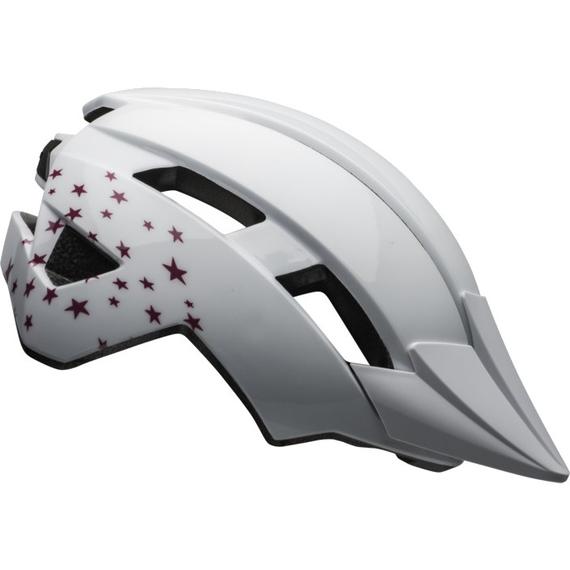 BELL HELMET SIDETRACK II WHITE (STARS)