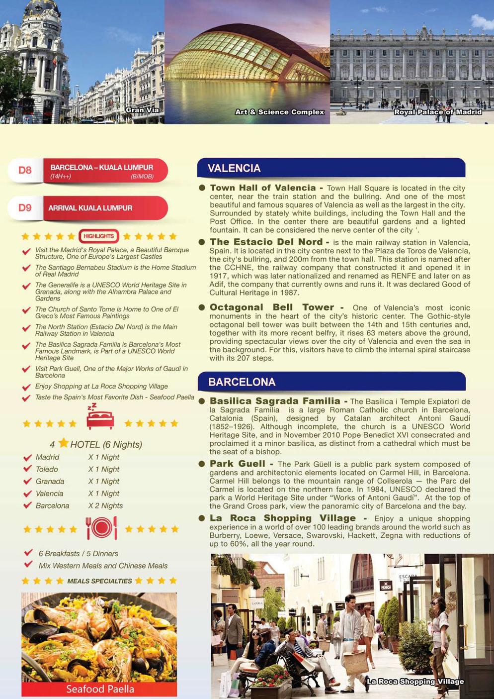 (9ESS) 9D6N SPAIN EXPRESS