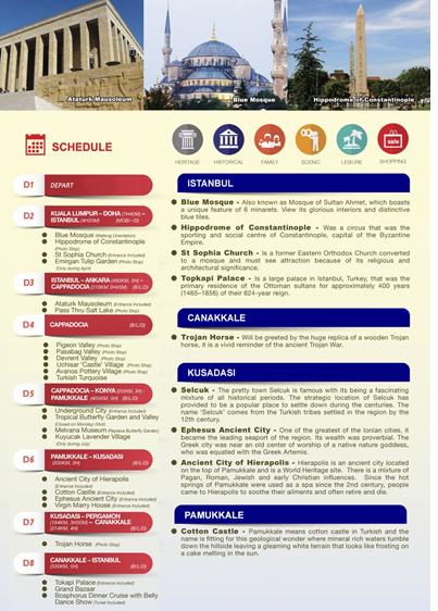 (10XSS) 10D7N TURKEY DISCOVERY (ISTANBUL, ANKARA, CAPPADOCIA, KONYA, PAMUKKALE, KUSADASI, CANAKKALE)