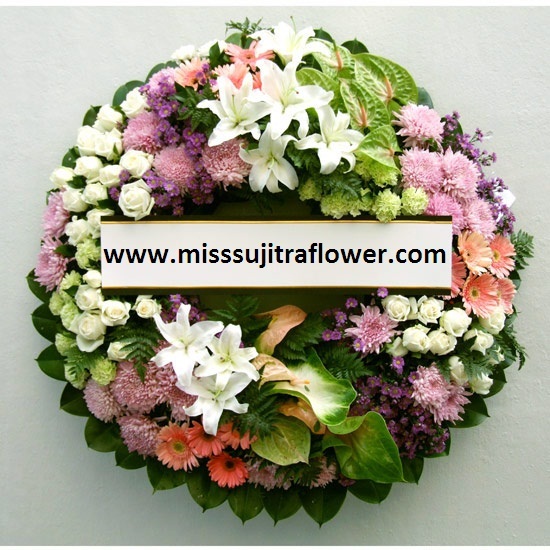 พวงหรีดแบบที่ 4