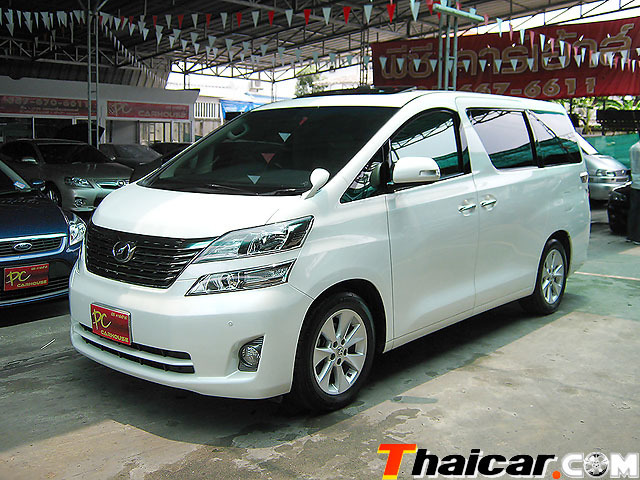 TOYOTA  VELLFIRE เกียร์ออโต้, แอร์, เทป, ล้อแมกซ์, CD, ABS, AIRBAG, พ.พา
