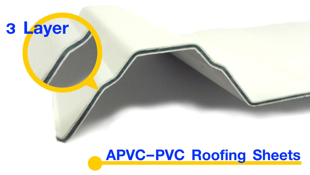 แผ่นหลังคาสมาร์ทรูฟ APVC - PVC