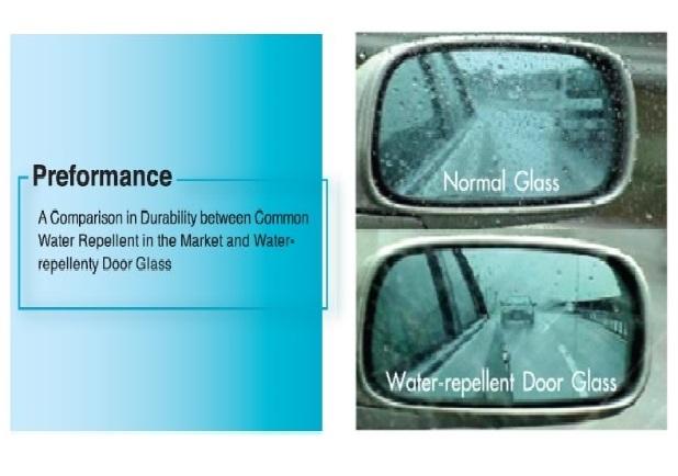 Water Repellent Door Glass