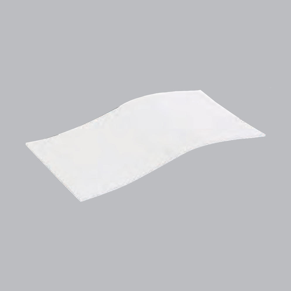 แผ่นยาง CR แบบสีขาว 65 sh.