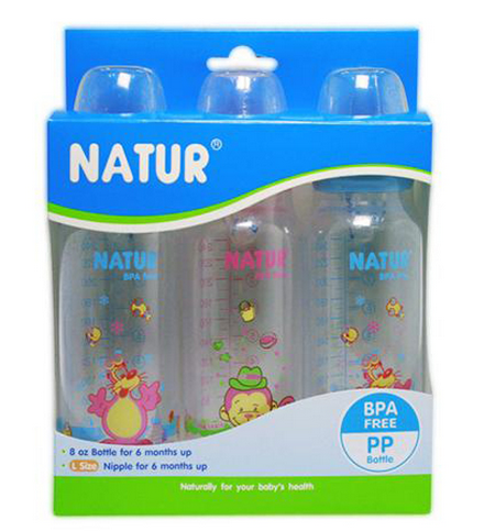 เนเจอร์ Natur ขวดนม PP ทรงกลม 8 ออนซ์