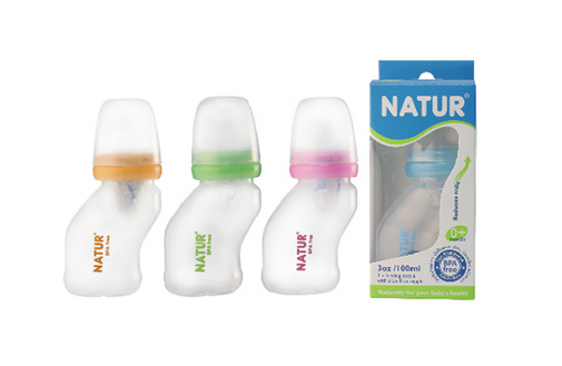 NATUR เนเจอร์ ขวดนม PP ทรงสุขภาพ 3 ออนซ์