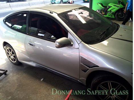 ผลงานการติดตั้งบานตาย Ford Aspire