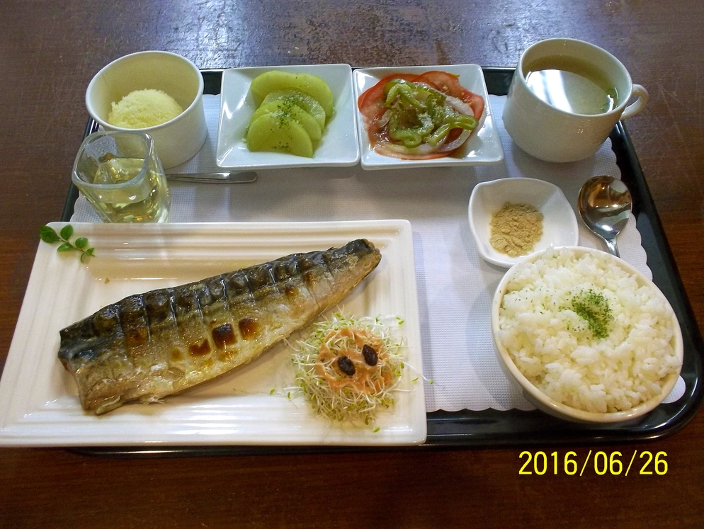 鹽烤鯖魚套餐