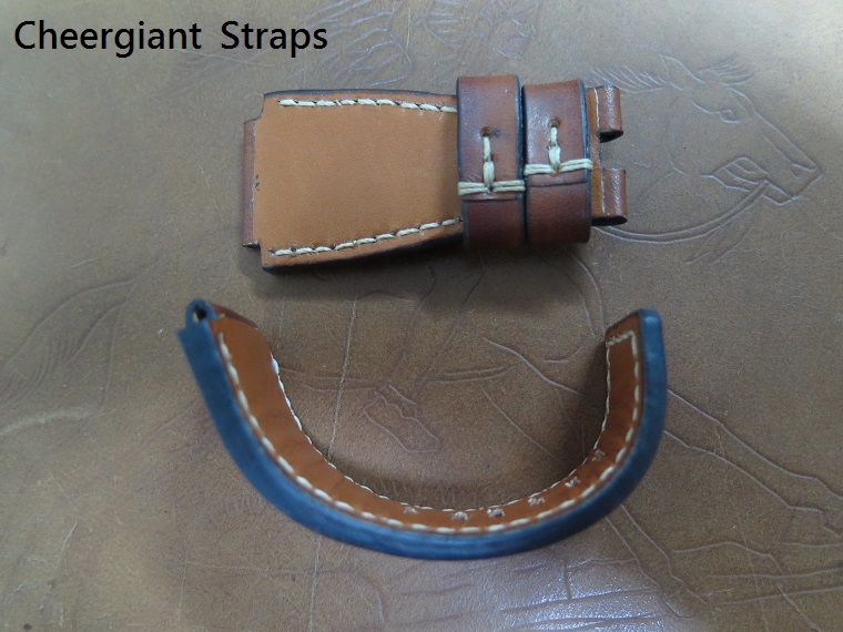 Bell & Ross BR-03 honey brown vintage cowskin strap