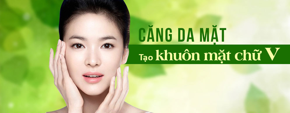 Căng da mặt  tạo khuôn mặt chữ V