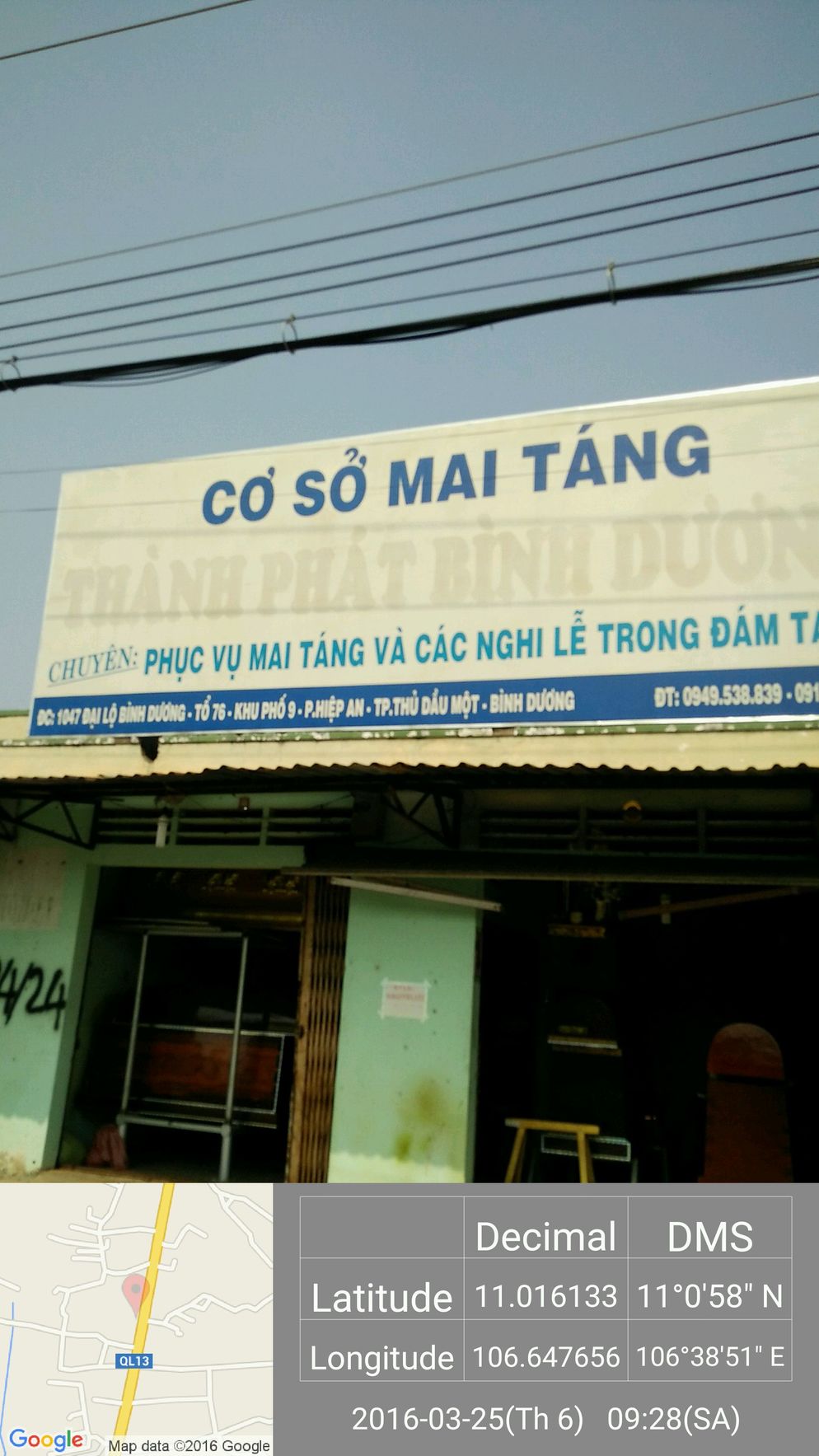 Cơ Sở Mai Táng Thành Phát Bình Dương