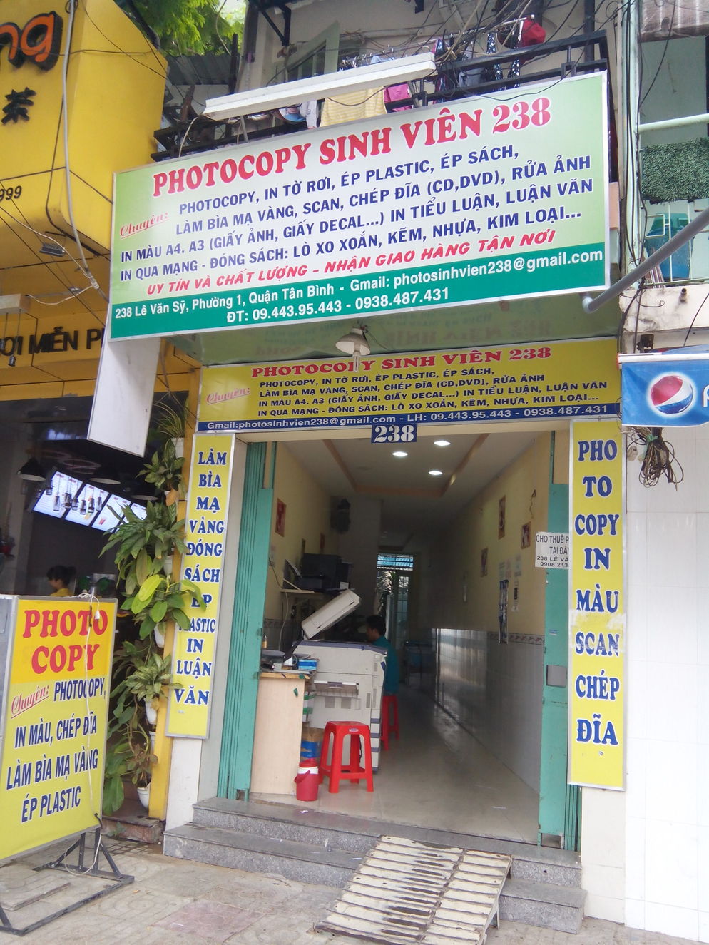Tiệm Photocopy Sinh Viên 238