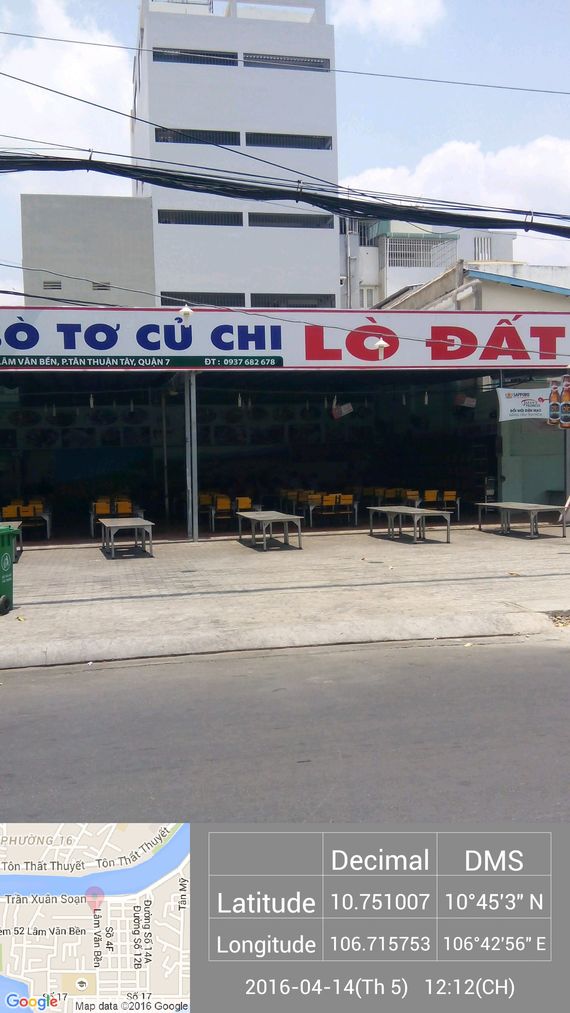 Quán Bò Tơ Củ Chi Lò Đất