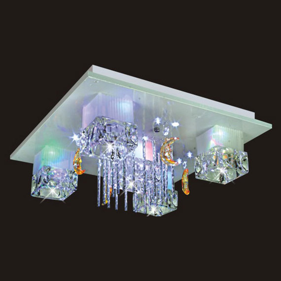 ĐÈN MÂM ỐP TRẦN LED ĐỔI MÀU_NC 8375