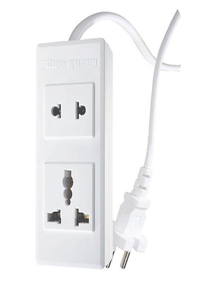 Ổ CẮM ĐIỆN CHỊU NHIỆT ĐIỆN QUANG 2 LỖ