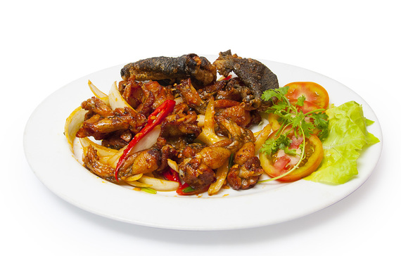 Ếch chiên nước mắm