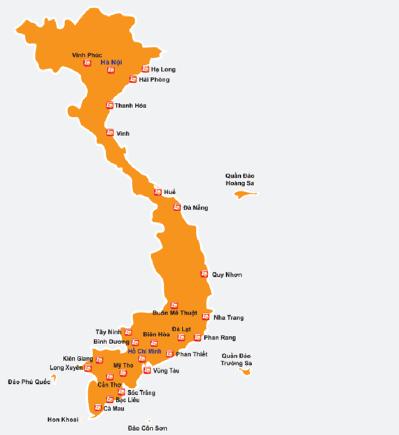 LOTTERIA MAP STORES